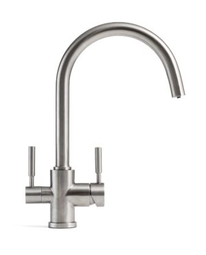 Stainless steel<br> three-way faucet<br> for RO Systems.