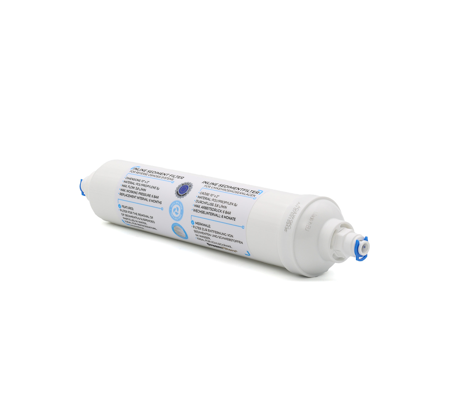 Sedimentfilter Nachfilter 2 Zoll für Osmoseanlagen