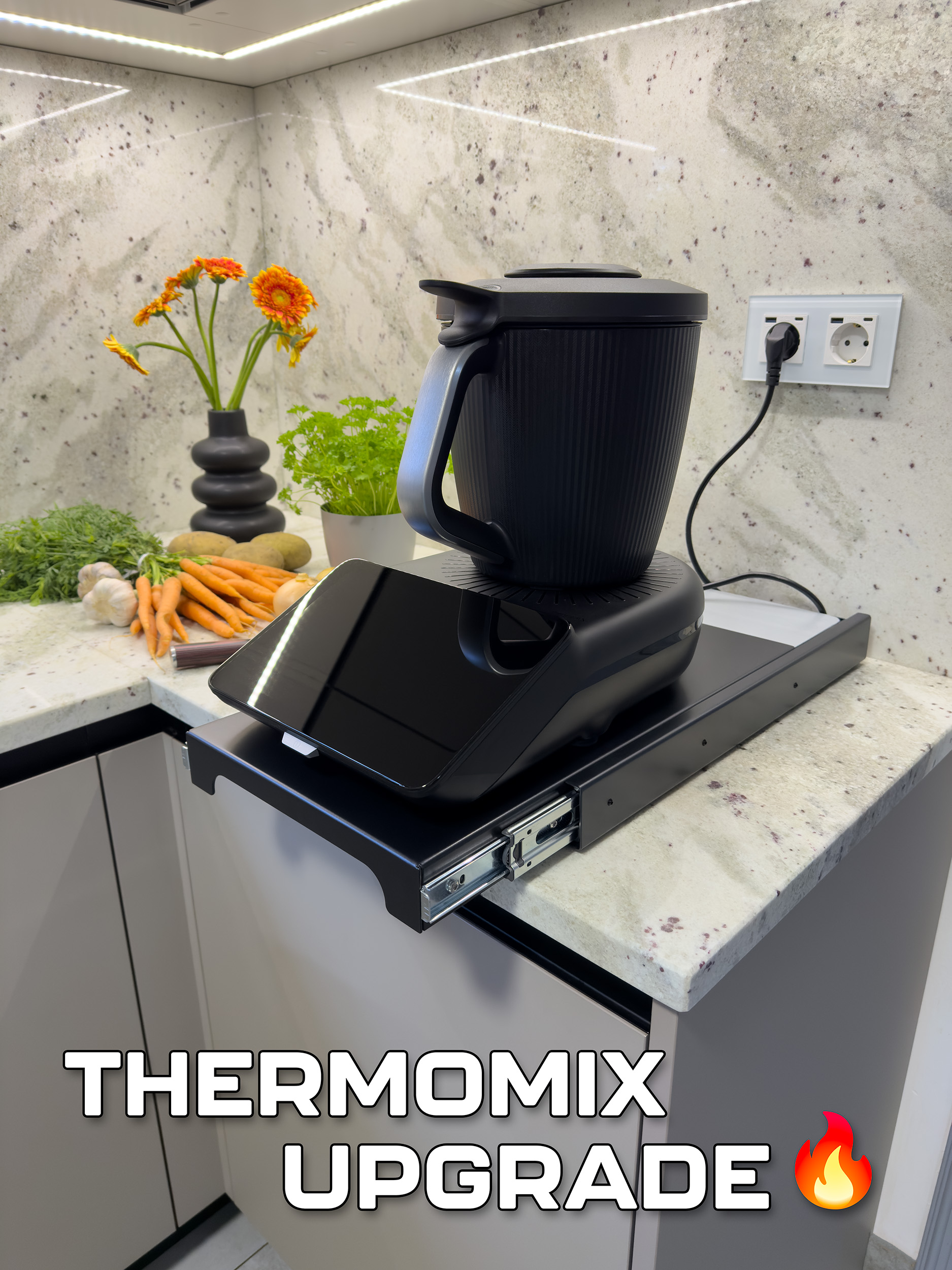 Thermomix TM7 mit Teleskopschublade "König"