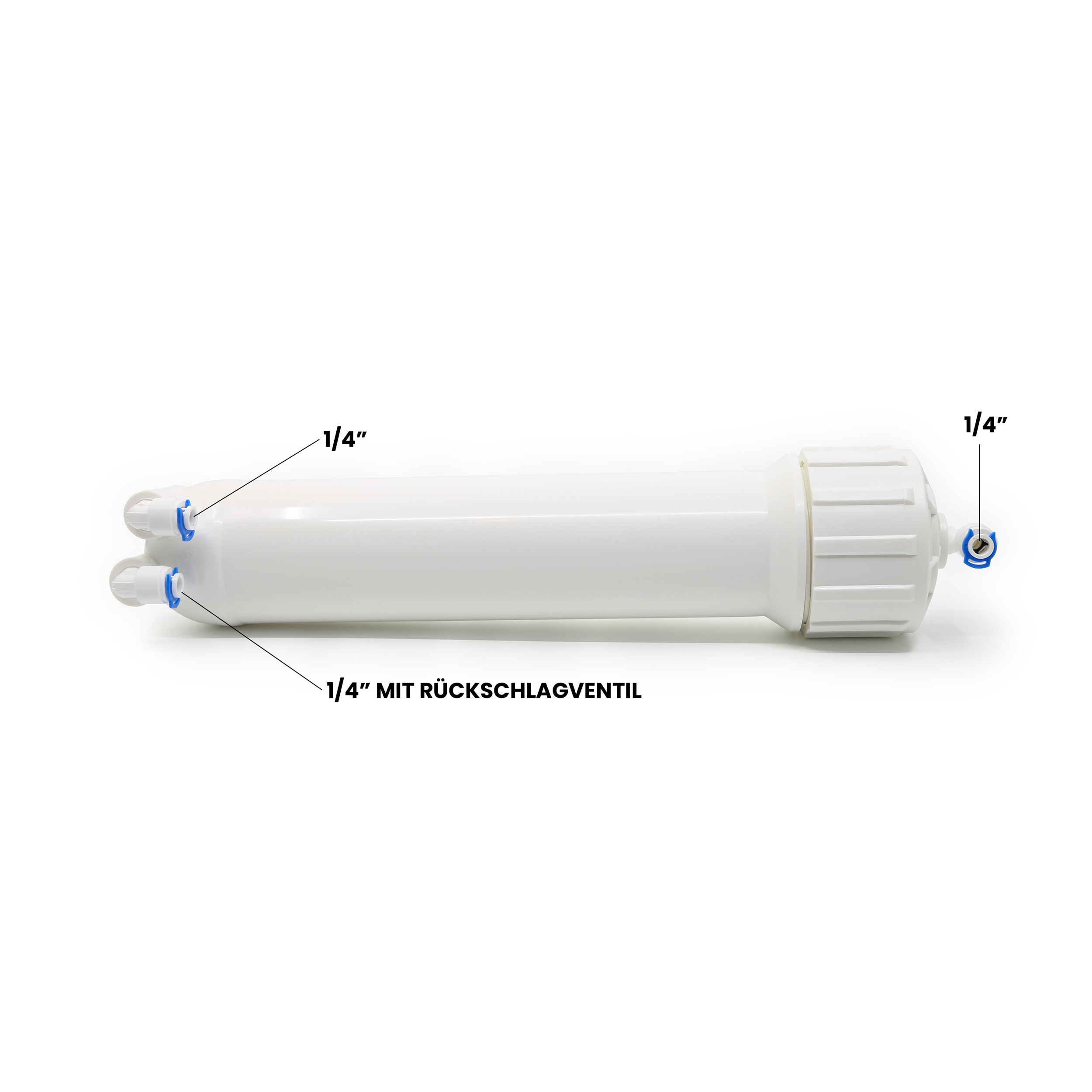 Membranengehäuse für Umkehrosmosemembranen
