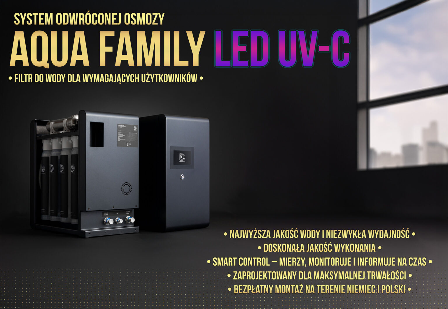 Filtr do wody Aqua Family LED UV-C