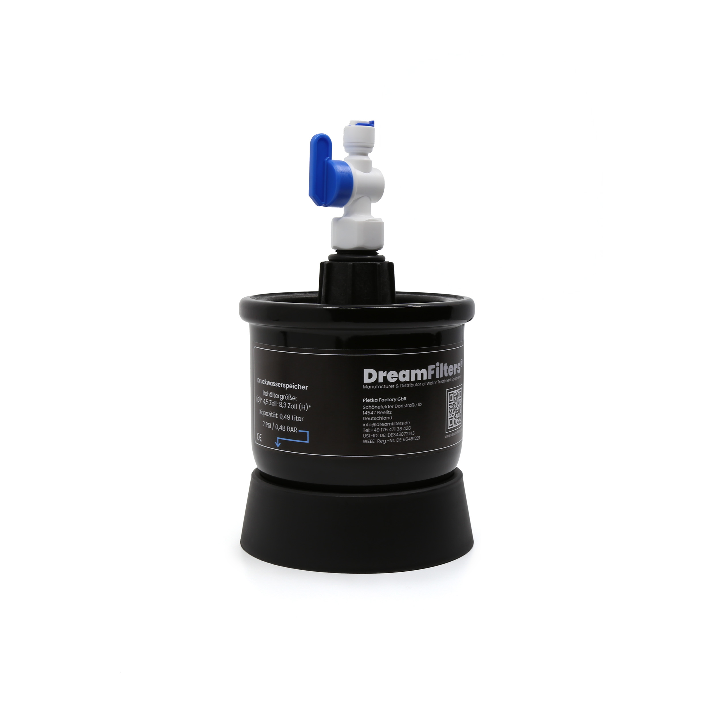 Membranausdehnungsgefäß für Direct-Flow Wasserfilter
