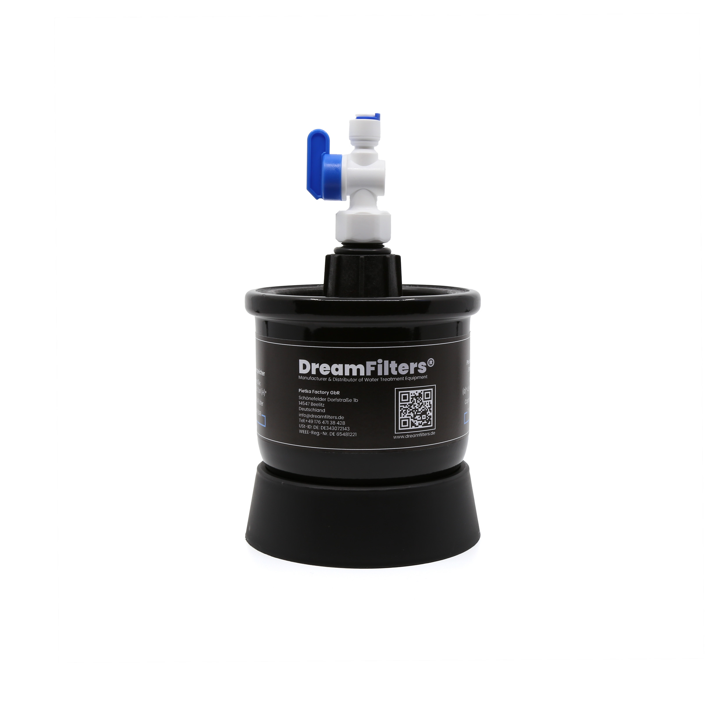 Membranausdehnungsgefäss 0,5L geeignet für Direct-Flow Umkerosmoseanlagen, Wasserfilter ohne Tank.
