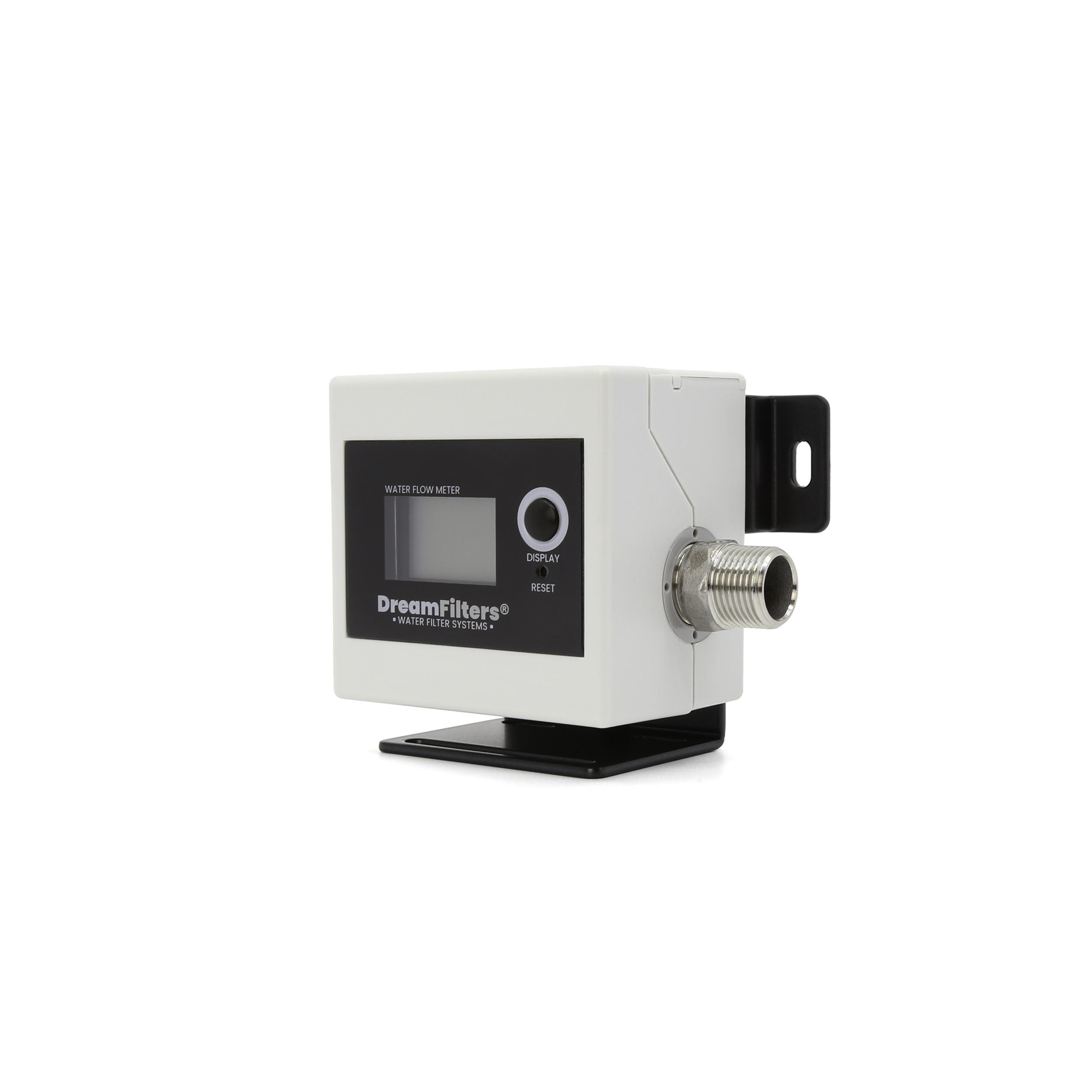 Digitales Flowmeter mit Filterwechsel-Erinnerung.