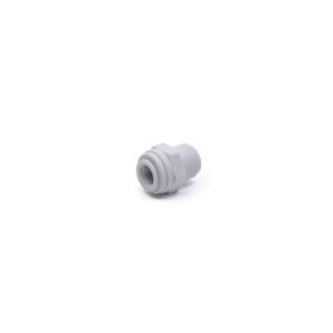 Złączka prosta <br>3/8" Wąż × Gwint zewnętrzny 3/8" BSP<br>(1 szt.) Biała